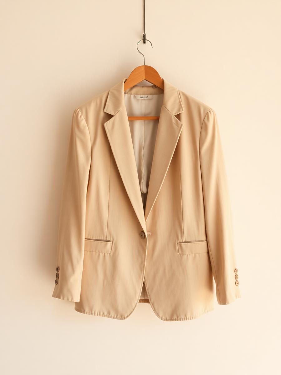 Giacca leggera beige